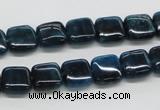 CAP71 15.5 inches 10*10mm square dyed apatite gemstone beads wholesale