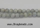 CAQ100 15.5 inches 4mm round AB grade natural aquamarine beads