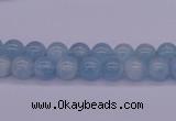 CAQ121 15.5 inches 4mm round AAA grade natural aquamarine beads