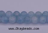 CAQ122 15.5 inches 6mm round AAA grade natural aquamarine beads