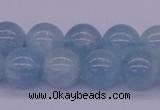 CAQ125 15.5 inches 12mm round AAA grade natural aquamarine beads