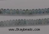 CAQ135 15.5 inches 4*6mm rondelle natural aquamarine beads