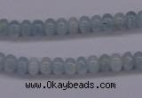 CAQ136 15.5 inches 3*4mm rondelle natural aquamarine beads