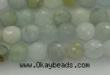 CAQ436 15.5 inches 6mm faceted round natural aquamarine beads