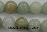 CAQ455 15.5 inches 12mm round aquamarine beads wholesale