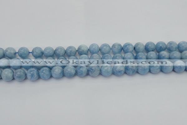 CAQ539 15.5 inches 12mm round AAA grade natural aquamarine beads