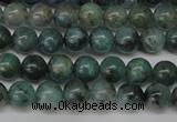 CAQ600 15.5 inches 4mm round aquamarine gemstone beads