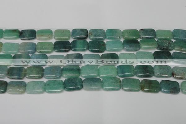 CAQ646 15.5 inches 13*18mm rectangle aquamarine gemstone beads