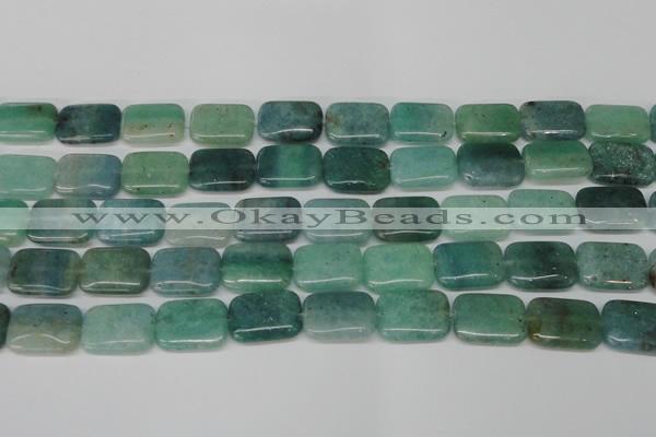 CAQ647 15.5 inches 15*20mm rectangle aquamarine gemstone beads