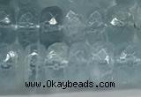 CAQ893 15.5 inches 5*9mm - 5*10mm faceted rondelle aquamarine beads