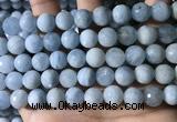 CAQ903 15.5 inches 10mm faceted round aquamarine beads