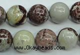 CAR06 15.5 inches 14mm round artistic jasper beads wholesale