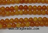 CAR100 15.5 inches 3mm round natural amber beads