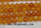 CAR102 15.5 inches 5mm round natural amber beads