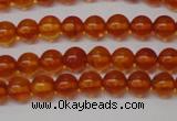 CAR111 15.5 inches 4mm round natural amber beads