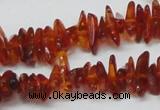 CAR117 16 inches 2*6mm - 3*10mm natural amber chips beads