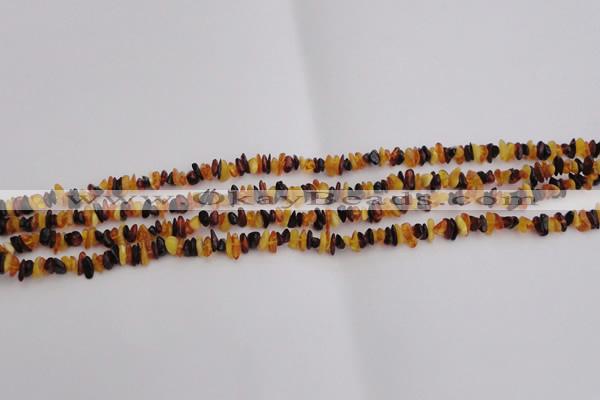 CAR205 32 inches 3*5mm natural amber chips beads wholesale