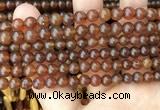 CAR236 15.5 inches 5mm - 5.5mm round natural amber beads wholesale