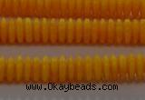 CAR408 15.5 inches 2*6mm rondelle synthetic amber beads wholesale