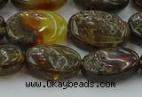 CAR548 15.5 inches 12*15mm - 13*17mm oval natural amber beads