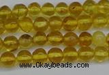 CAR550 15.5 inches 4mm - 5mm round natural amber beads wholesale