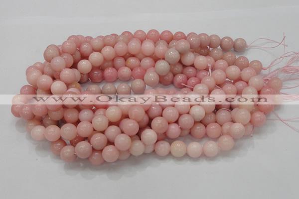 CAS06 15.5 inches 12mm round pink angel skin gemstone beads