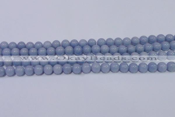 CAS202 15.5 inches 8mm round blue angel skin gemstone beads