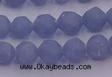 CAS211 15.5 inches 8mm faceted nuggets blue angel skin gemstone beads