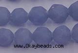 CAS213 15.5 inches 12mm faceted nuggets blue angel skin gemstone beads