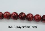 CAT161 15.5 inches 8mm round dyed natural aqua terra jasper beads