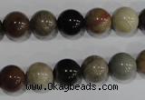 CAT5204 15.5 inches 12mm round aqua terra jasper beads wholesale