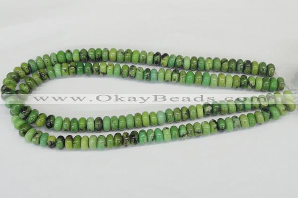 CAU27 15.5 inches 5*10mm rondelle australia chrysoprase beads wholesale