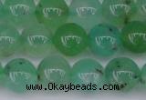 CAU352 15.5 inches 8mm round Australia chrysoprase beads