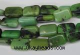 CAU52 15.5 inches 8*12mm rectangle Australia chrysoprase beads wholesale