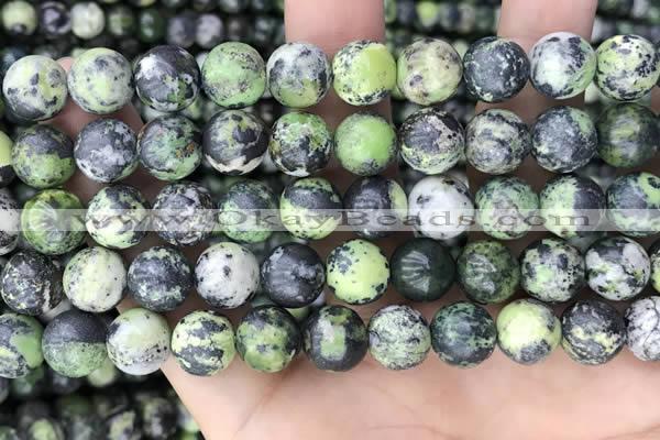 CAU526 15.5 inches 10mm round Chinese chrysoprase beads