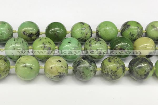 CAU544 15.5 inches 16mm round Australia chrysoprase gemstone beads