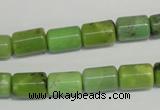 CAU57 15.5 inches 7*10mm tube Australia chrysoprase beads