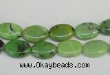 CAU65 15.5 inches 8*12mm oval Australia chrysoprase beads