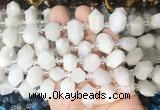 CBBS215 Top drilled 7*16mm - 11*25mm hexahedral prism moonstone beads wholesale CBBS215 Top drilled 7*16mm - 11*25mm hexahedral prism moonstone beads wholesale