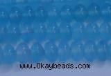 CBC270 15.5 inches 4*6mm A grade rondelle ocean blue chalcedony beads