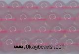 CBC302 15.5 inches 8mm round pink chalcedony beads wholesale