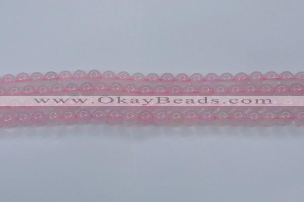 CBC302 15.5 inches 8mm round pink chalcedony beads wholesale