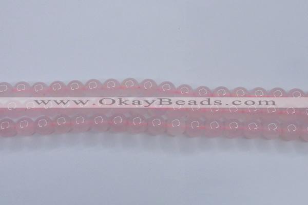 CBC303 15.5 inches 10mm round pink chalcedony beads wholesale