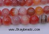 CBC402 15.5 inches 8mm A grade round orange chalcedony beads