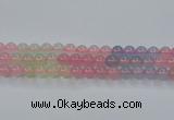 CBC422 15.5 inches 8mm round mixed chalcedony beads wholesale