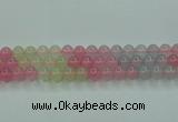 CBC423 15.5 inches 10mm round mixed chalcedony beads wholesale