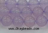 CBC432 15.5 inches 10mm round purple chalcedony beads wholesale