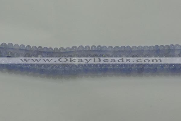 CBC441 15.5 inches 5*8mm rondelle blue chalcedony beads