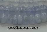 CBC446 15.5 inches 5*8mm faceted rondelle blue chalcedony beads