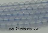 CBC450 15.5 inches 4mm round blue chalcedony beads wholesale